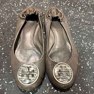 Tory Burch Ballet Flat - Grey/Silver- Size 8M